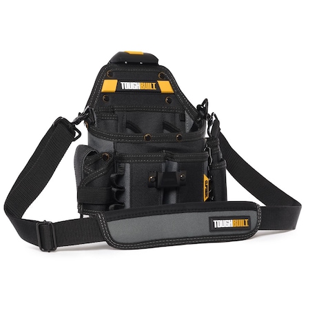 Toughbuilt 11.5 in. W X 12.25 in. H Polyester Journeyman Electrician's Pouch 21 pocket Black/Gray 1 TB-CT-114-2BES